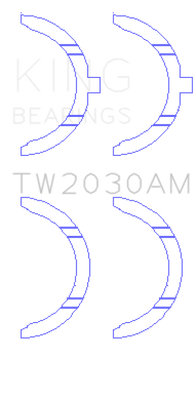 King Engine Bearings Toyota 1GR-FE Thrust Washer Set