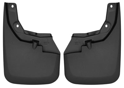 Husky Liners 16-22 Toyota Tacoma w/ OE Fender Flares Custom Molded Front Mud Guards - Black