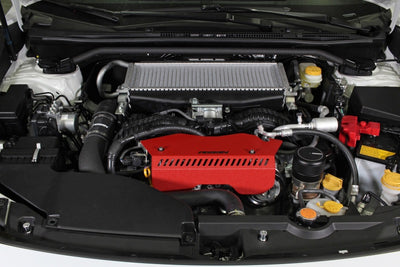 PERRIN 22-25 Subaru WRX Pulley Cover - Red (TALL - For Use w/o PERRIN AOS)