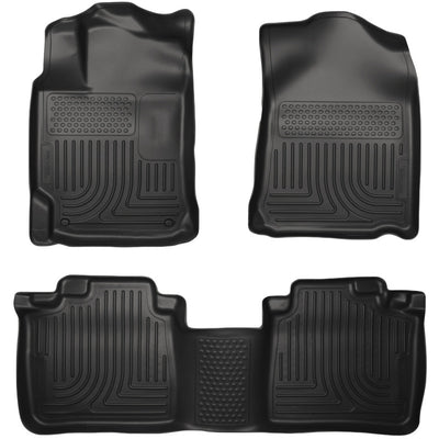 Husky Liners 10-13 Lexus RX350/RX450h WeatherBeater Black Front & 2nd Seat Floor Liners