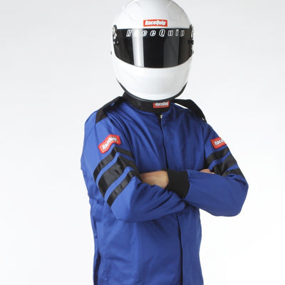RaceQuip Blue SFI-1 1-L Jacket - Large