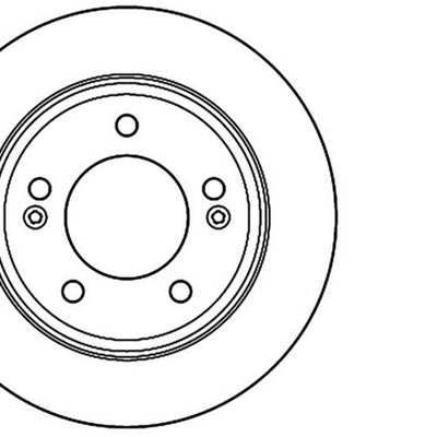 StopTech 15-17 Hyundai Elantra Drilled Rear Left Rotor