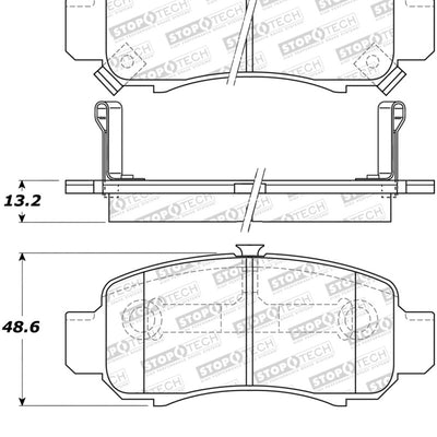 StopTech Street Brake Pads