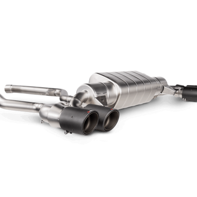 Akrapovic 20-22 BMW M340i (G20, G21) Slip-On Line (Titanium) (Requires BMW Part #18308686640)