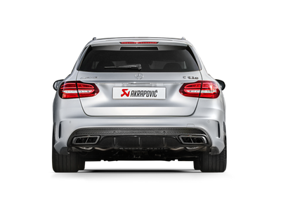 Akrapovic 15-17 AMG C63 Estate Evolution Line Cat Back (Titanium) w/ Carbon Tips (Req. Link Pipe)