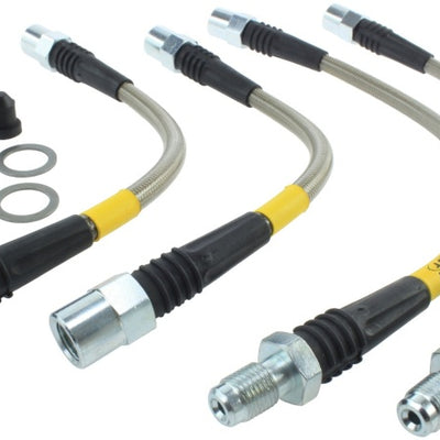 StopTech 07-08 BMW E90/E91/E92/E93 328 (all)/335 (all) /07-13 E82 128i/135i Stainless Steel Rear Bra