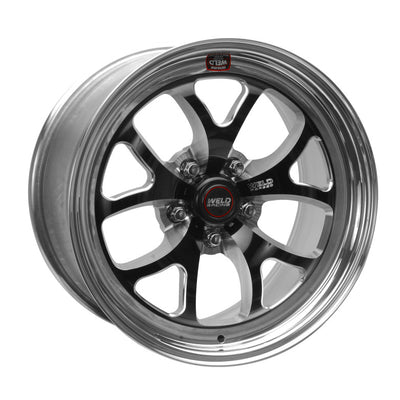 Weld S76 17x9 / 5x4.5 BP / 5.7in. BS Black Wheel (High Pad) - Non-Beadlock