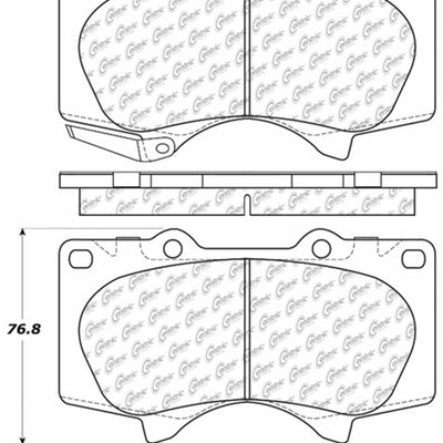 StopTech 03-09 Lexus GX4780/Toyota 4Runner Front Truck & SUV Brake Pad