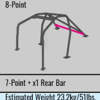 Cusco Steel Roll Cage 6 Point 4 Passenger Through Dash 2015 Subaru WRX / STI (S/O / No Cancel)