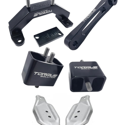 Torque Solution Engine & Transmission Mount Kit w/ Mount Plates 02-14 Subaru WRX / 04+ Subaru STI
