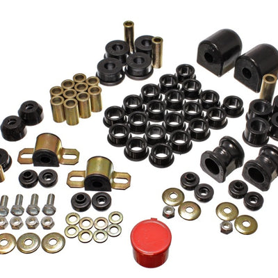 Energy Suspension 91-94 Nissan Sentra/NX1600/2000 Black Hyper-Flex Master Bushing Set
