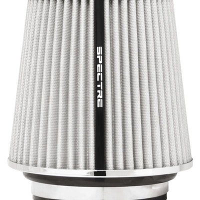 Spectre Adjustable Conical Air Filter 5-1/2in. Tall (Fits 3in. / 3-1/2in. / 4in. Tubes) - White