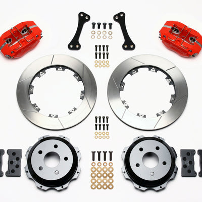 Wilwood Dynapro Rear Kit 12.19in Red Subaru Impreza WRX