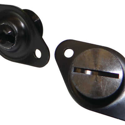 Moroso Quick Fastener - Self Ejecting - 5/16in x .500in - Aluminum - Black - 10 Pack