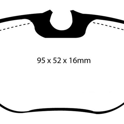 EBC 99-03 Land Rover Discovery (Series 2) 4.0 Ultimax2 Rear Brake Pads