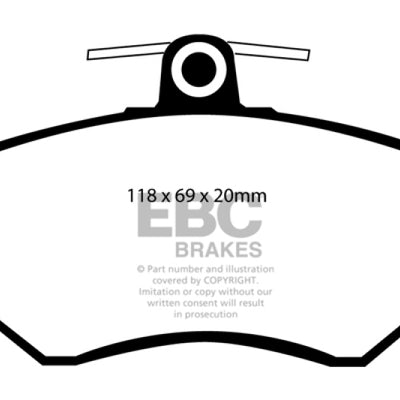 EBC 96-98 Volkswagen Passat 1.9 TD Ultimax2 Front Brake Pads