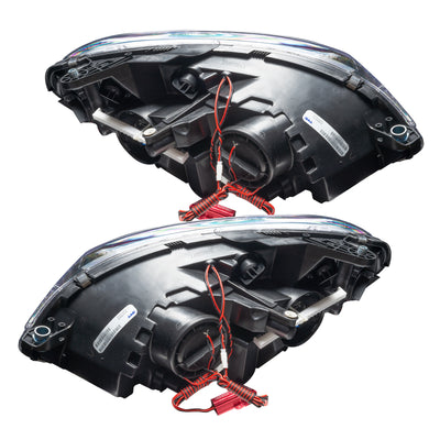 Oracle 08-11 Mercedes Benz C-Class Pre-Assembled Headlights Chrome - w/ Simple Controller
