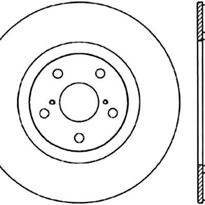 StopTech Power Slot 5/93-98 Supra Turbo Front Left SportStop CRYO Slotted Rotor