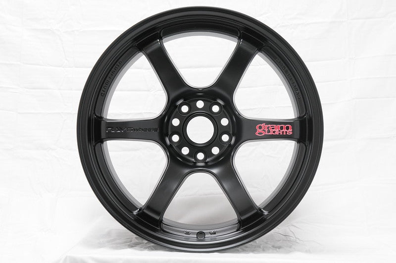 Gram Lights 57DR 19x9.5 +35 5x114.3 Semi Gloss Black Wheel