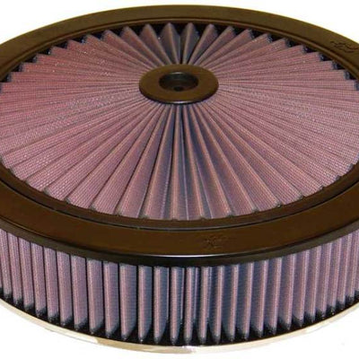 K&N X-Stream Top Filter X-Stream 5.125in Flange 14x3.12in Height 0.875in Drop Base