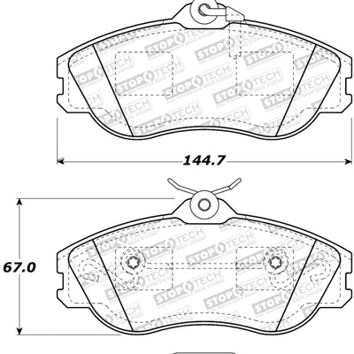 StopTech Street Brake Pads