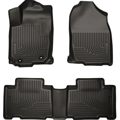 Husky Liners 13 Toyota RAV4 Weatherbeater Black Front & 2nd Seat Floor Liners