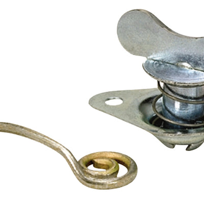 Moroso Quick Fastener - Self Ejecting - Butterfly Head - 5/16in x 650in - Steel - 10 Pack