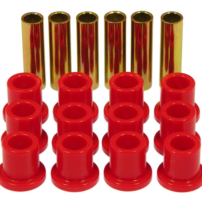Prothane 57-72 Ford F100/F150 Rear Spring & Shackle Bushings - Red