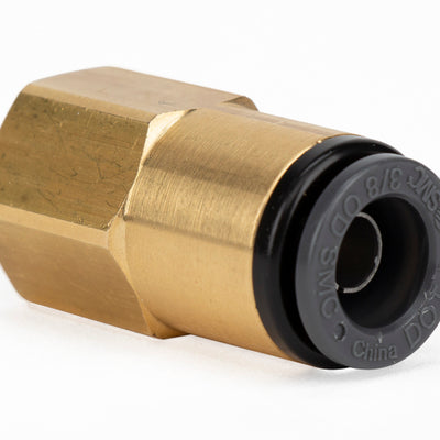 Air Lift Straight Female - 1/4in FNPT X 3/8in PTC - DOT - SMC# KV2F11-35