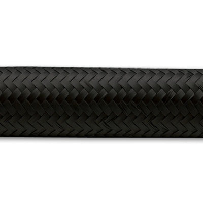 Vibrant -20 AN Black Nylon Braided Flex Hose (10 foot roll)