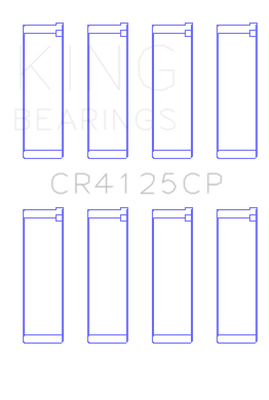 King Subaru EJ20/EJ22/EJ25 (Including Turbo) (0.75 Oversized) Performance Rod Bearing - Set of 4