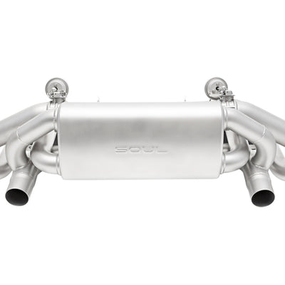 SOUL 2020+ Porsche 718 GT4 / Spyder / GTS Cayman Valved Exhaust - Reuse Tips - No Valve Controller
