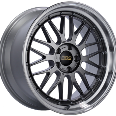 BBS LM 19x9.5 5x120 ET35 Diamond Black Center Diamond Cut Lip Wheel -82mm PFS/Clip Required