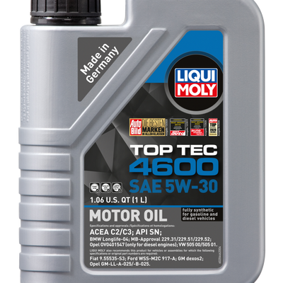 LIQUI MOLY 1L Top Tec 4600 Motor Oil SAE 5W30