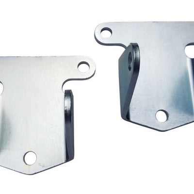 Moroso Chevrolet Big Block/Small Block Motor Mounts - 2.28125in x 2-3/8in x 3/16in - Steel - 2 Pack