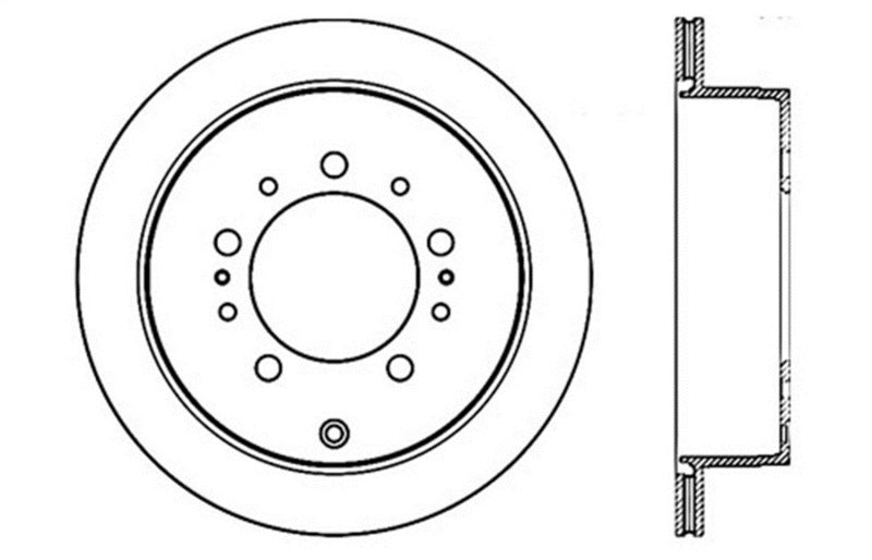 StopTech Drilled SportStop Cryo Rotor - Right