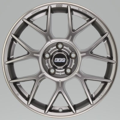 BBS XR 18x8 5x120 45mm Offset 82mm Bore PFS/Clip Req Gloss Platinum Wheel