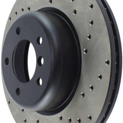 StopTech Sport Cross Drilled Brake Rotor - Front Right