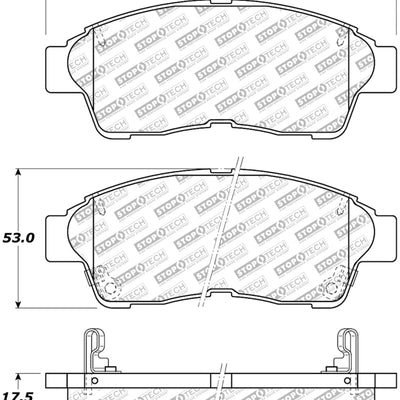 StopTech Street Select Brake Pads - Front
