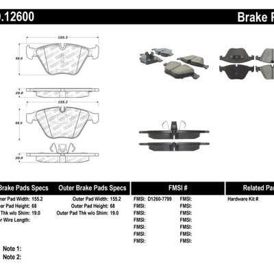 StopTech Performance Brake Pads