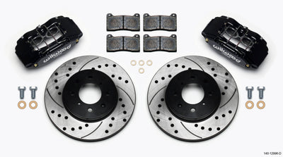 Wilwood DPHA Front Caliper & Rotor Kit Drilled Honda / Acura w/ 262mm OE Rotor