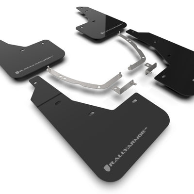 Rally Armor 22-24 Hyundai Ioniq 5 Black Mud Flap w/Silver Logo