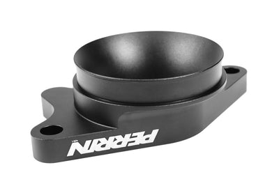 PERRIN 22-24 Subaru WRX / 20-25 LGT &amp; OBXT Turbo Inlet Hose w/Turbo Adapter Flange (Short) - Red