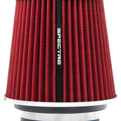 Spectre Adjustable Conical Air Filter 5-1/2in. Tall (Fits 3in. / 3-1/2in. / 4in. Tubes) - Red