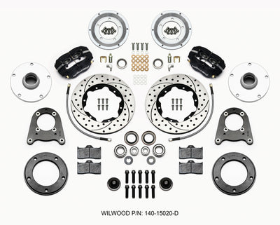 Wilwood Forged Dynalite-M Front Kit 10.75in Drilled 1950-1955 MG-TD/TF