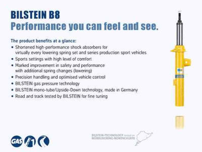 Bilstein B8 15-17 Mercedes-Benz GLA45 AMG (w/o Electonic Suspension) Rear Monotube Shock Absorber