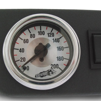 Air Lift Dual Needle Gauge Panel With Two Switches- 200 PSI