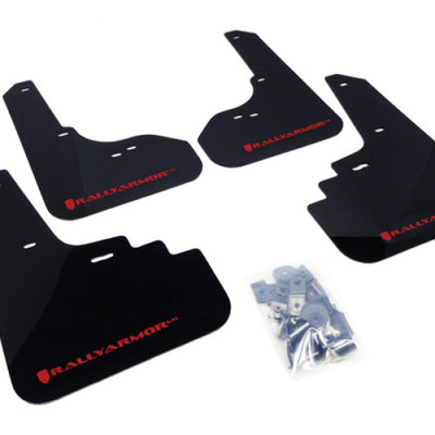 Rally Armor 05-09 Subaru Legacy / Outback Black UR Mud Flap w/Red Logo