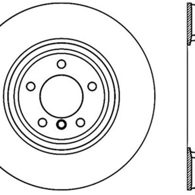 StopTech 07-12 BMW 335i Front Left Cryo Slotted Sport Brake Rotor