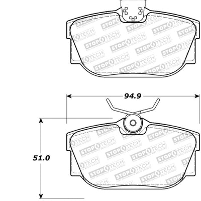 StopTech Street Brake Pads